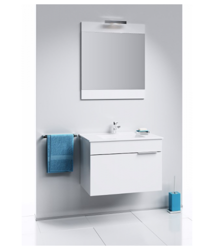 "Бриг" тумба с умывальником подвесная, цвет белый