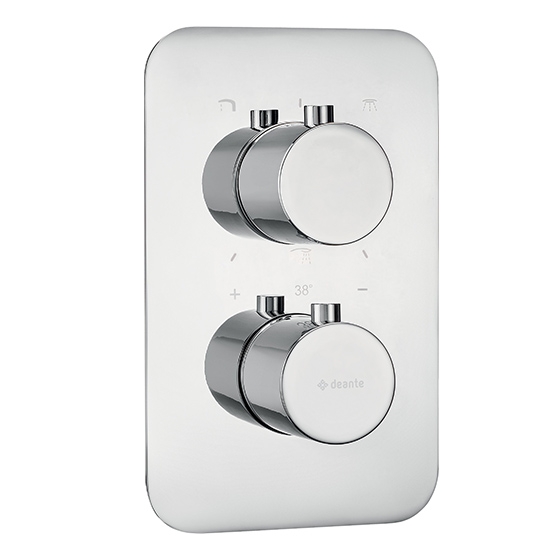 Deante Душевая система 3-х функциональная скрытого монтажа с термостатическим смесителем, хром