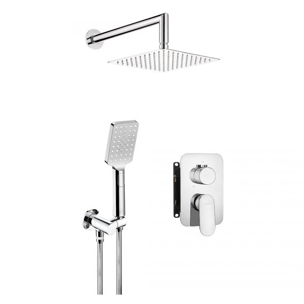 Deante Alpinia Душевая система скрытого монтажа, хром