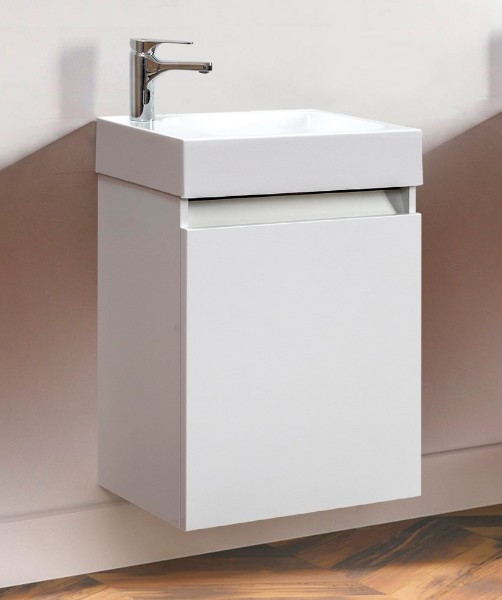 Тумба под умывальник Темпо НП 50 белый глянцевый 