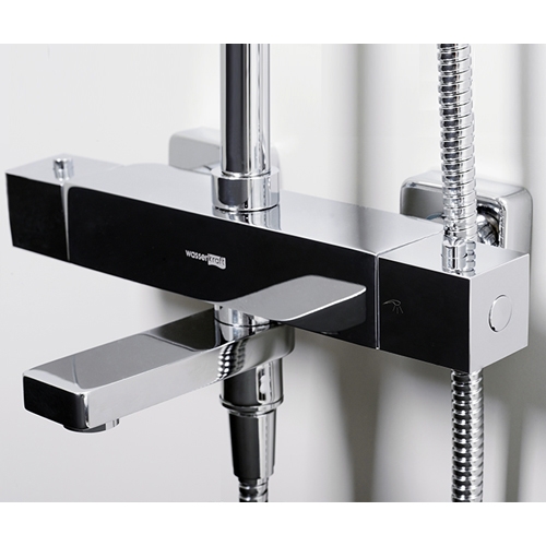 Душевая стойка Wasser Kraft, хром