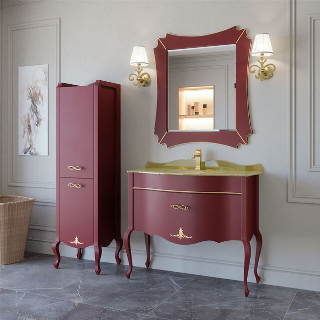 Тумба с умывальником Caprigo Burget 100