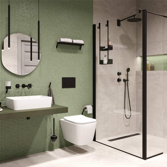 Deante Hiacynt New Унитаз подвесной безободковый с крышкой, белый 48,5*34,5