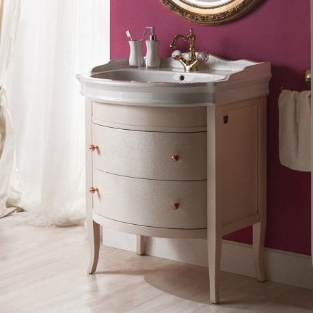 Тумба с умывальником TREVI 80 с 2-мя ящиками