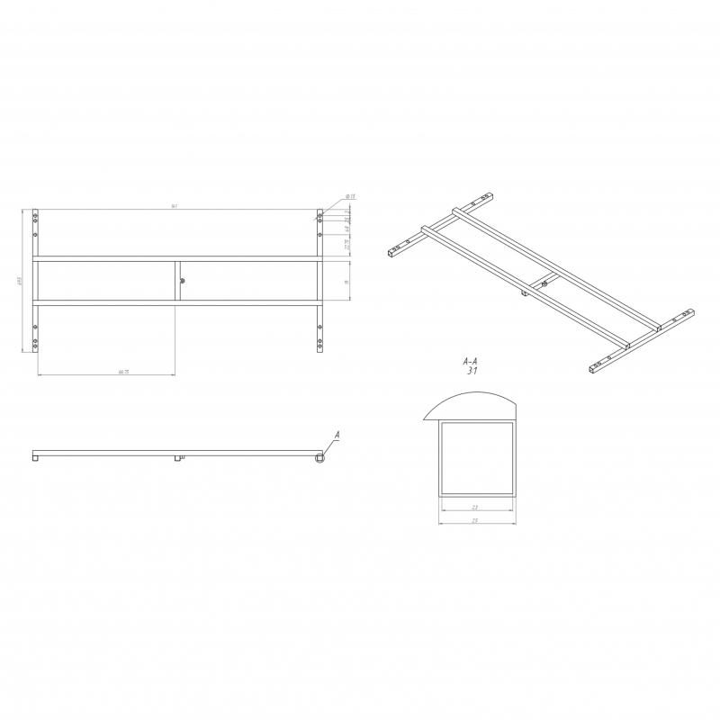 Eurolux Каркас 170х70 Sibaris
