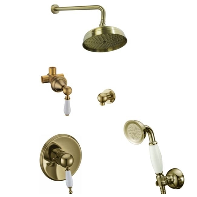 Boheme Medici душевая система скрытого монтажа, бронза