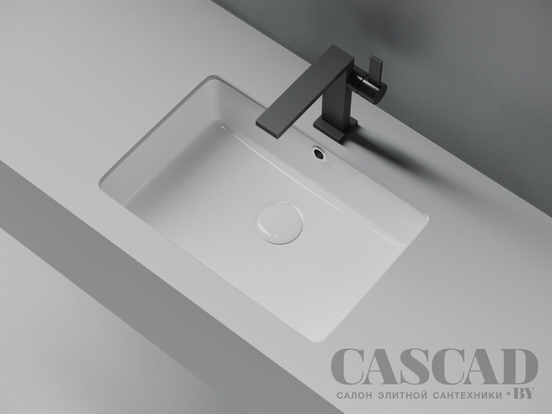Умывальник 460х320х155мм Era CeramicaNova встраиваемый под столешницу прямоугольный 