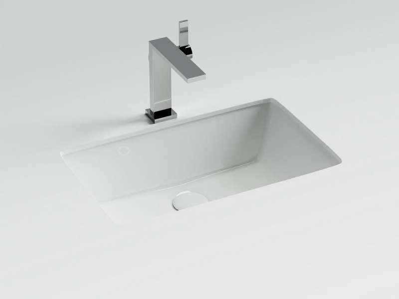 Умывальник 52,5*34,5*17,5 Era CeramicaNova встраиваемый под столешницу прямоугольный