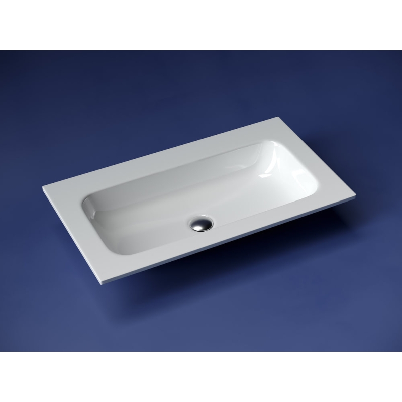 Умывальник 81*45,5 Grace CeramicaNova накладной прямоугольный, без отверстия под смеситель