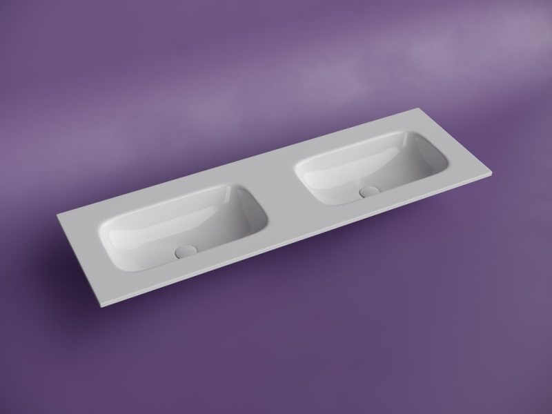 Умывальник 1410х457х137мм Grace CeramicaNova без отверстий для смесителя