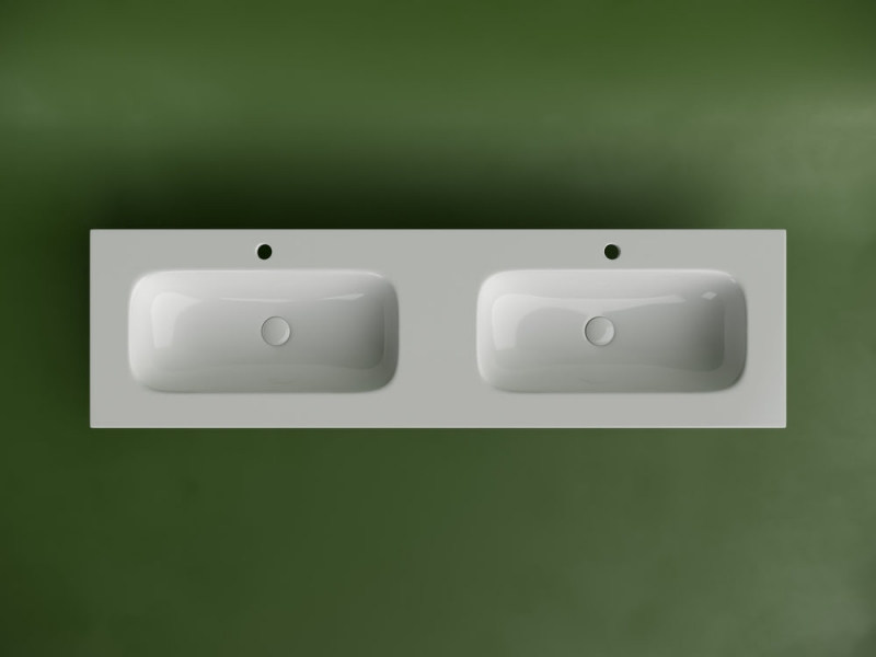 Умывальник 1610х457х137мм Grace CeramicaNova накладной