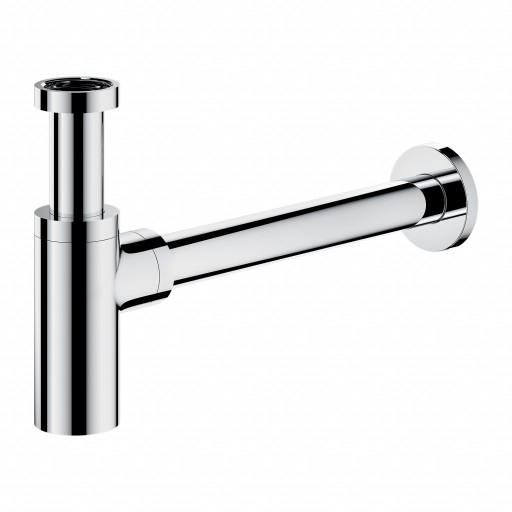 Сифон для умывальника Omnires, декоративный, металлический, хром