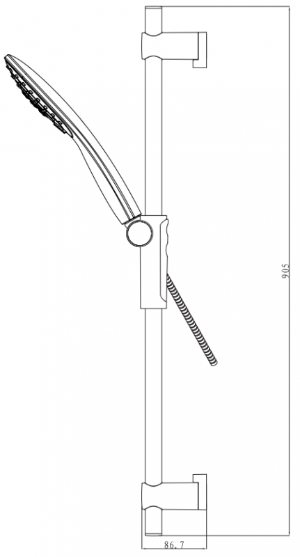 Душевой гарнитур Omnires Davis-S LUX