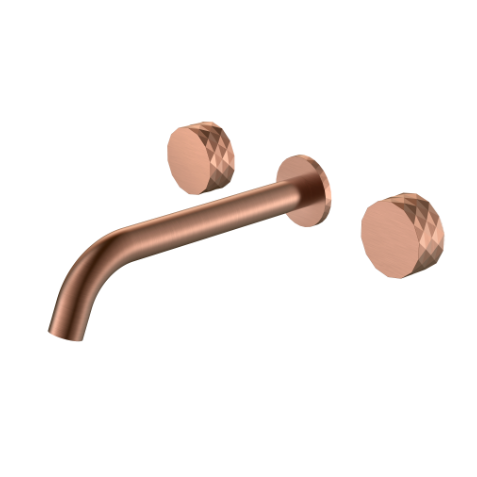 Смеситель из стены Boheme STICK DIAMOND на 3 отв. COPPER BRUSHED
