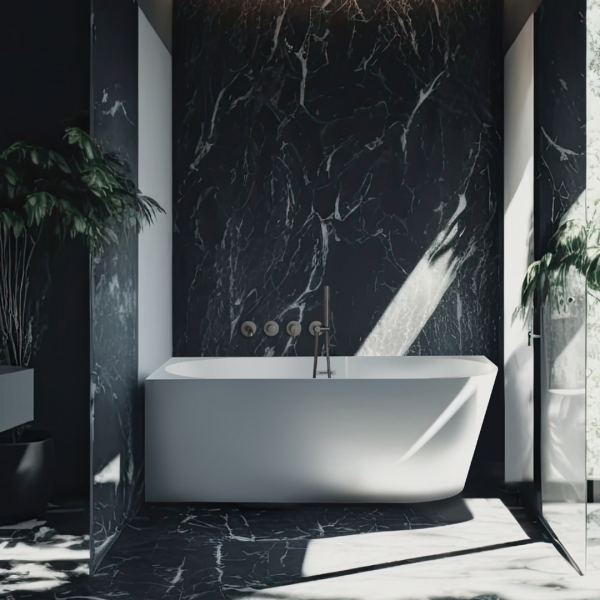 Deante Silia Ванна акриловая угловая пристенная/отдельностоящая левая 1600*750 мм, белый