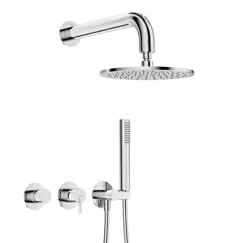 Душевая система Deante Silia скрытого монтажа, хром