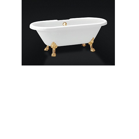 Свободностоящая акриловая ванна BelBagno. Исполнение золото.
