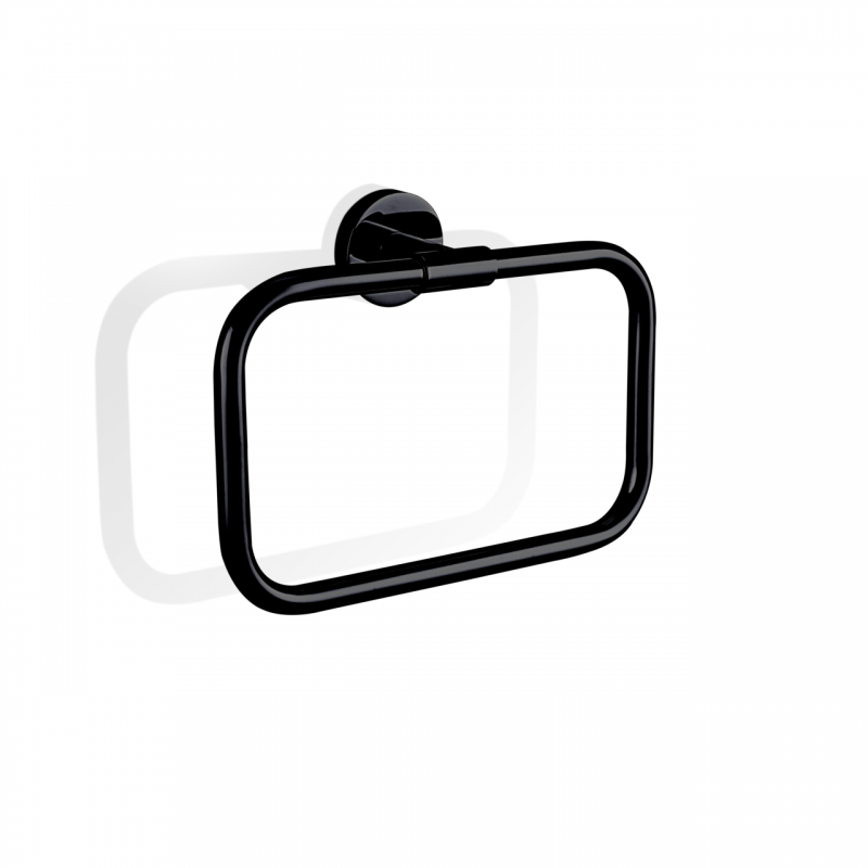 DECOR WALTHER BA HTR КОЛЬЦО ДЛЯ ПОЛОТЕНЦА ЧЕРНЫЙ МАТОВЫЙ