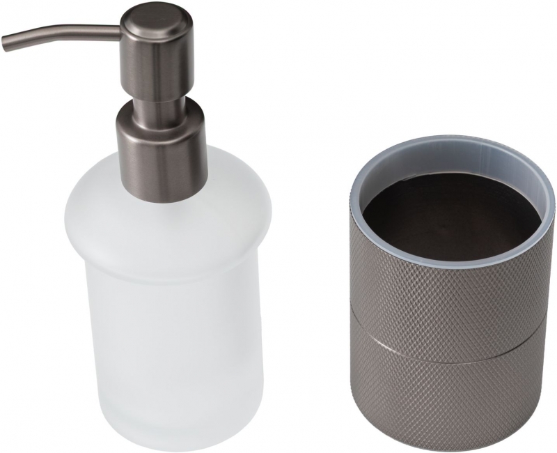 Дозатор для жидкого мыла Allen Brau  Priority  графит браш