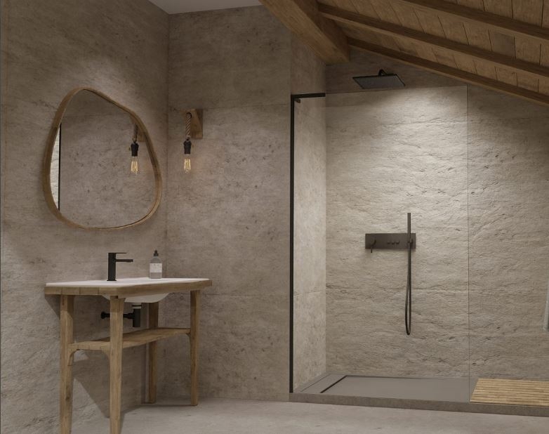 Душевое ограждение Radaway Modo SL II, H-200 см черный профиль