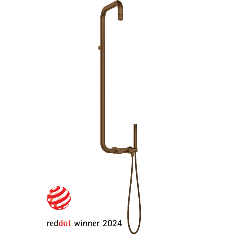 Silia Bronze BR Душевая стойка со смесителем для душа, браш. бронза