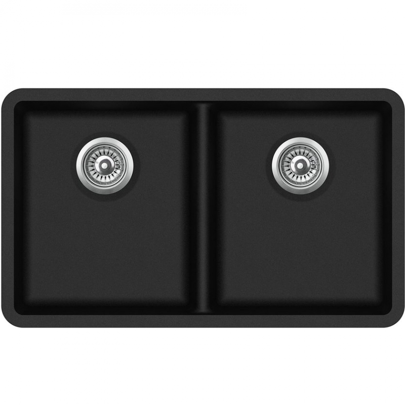 Кухонная мойка Aquasanita Arca W 81x48 Black metallic