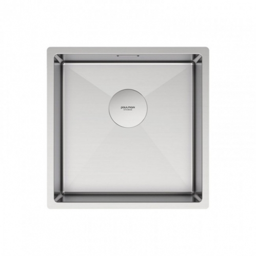 КУХОННАЯ МОЙКА PAULMARK NEXT 44 UNI PM214444-BS (СТАЛЬНОЙ/БРАШИРОВАННАЯ СТАЛЬ)