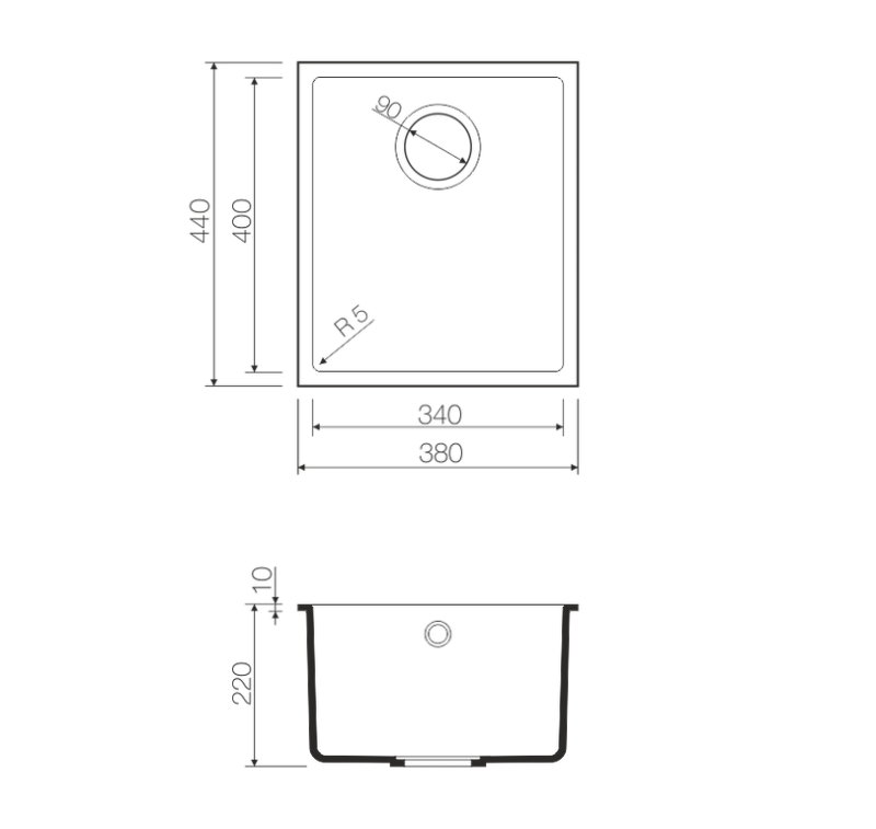 Кухонная мойка Omoikiri Bosen 38-U-WH Tetogranit/белый