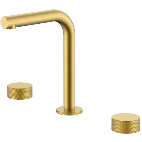 Смеситель для умывальника Boheme Stick Touch золото брашированное