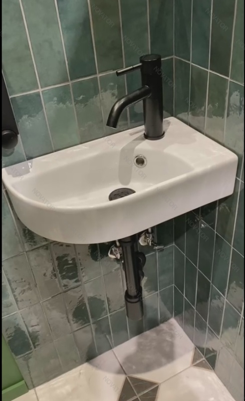 Умывальник Cameo 45*25 см белый правый