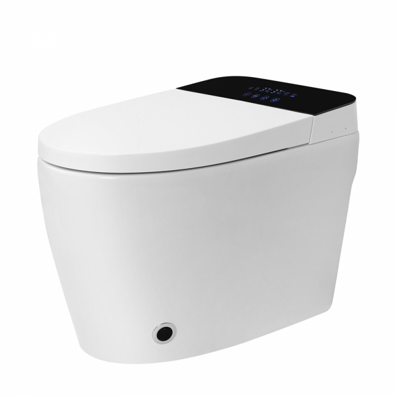 Электронный унитаз-биде ABBER Bequem приставной, напольный белый