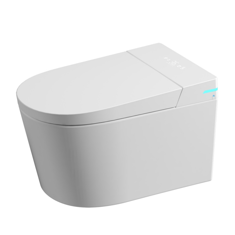 Электронный унитаз-биде ABBER Bequem подвесной белый с голосовым управлением