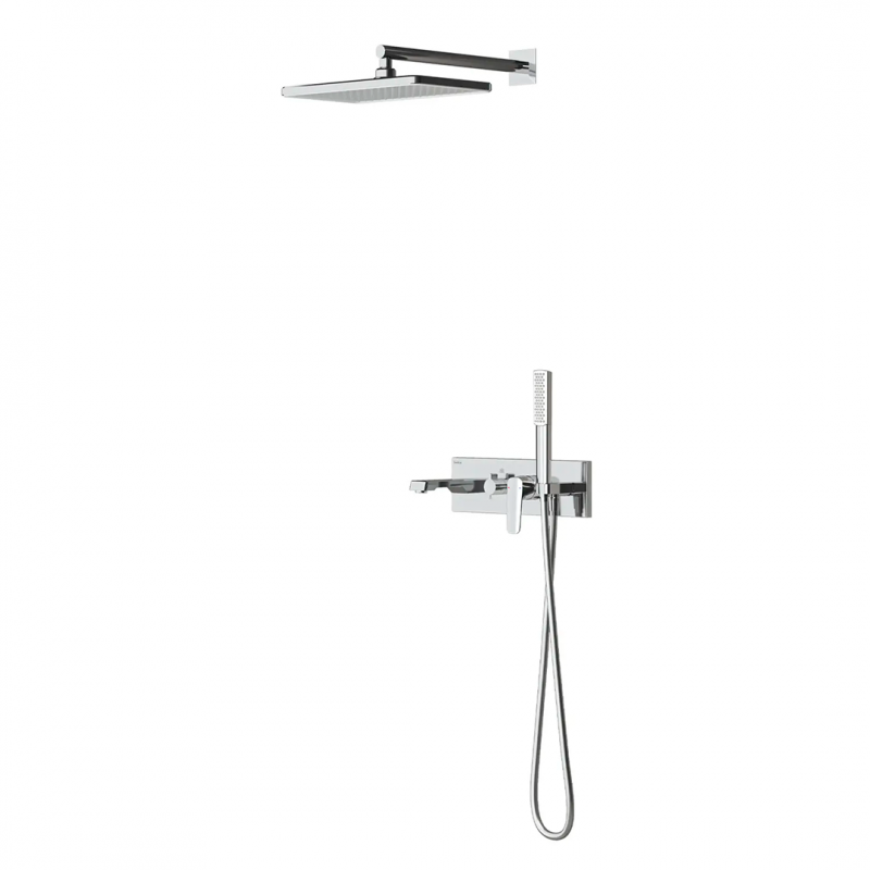 Teska Enjoy Душевая система скрытого монтажа 3-х функциональная, хром