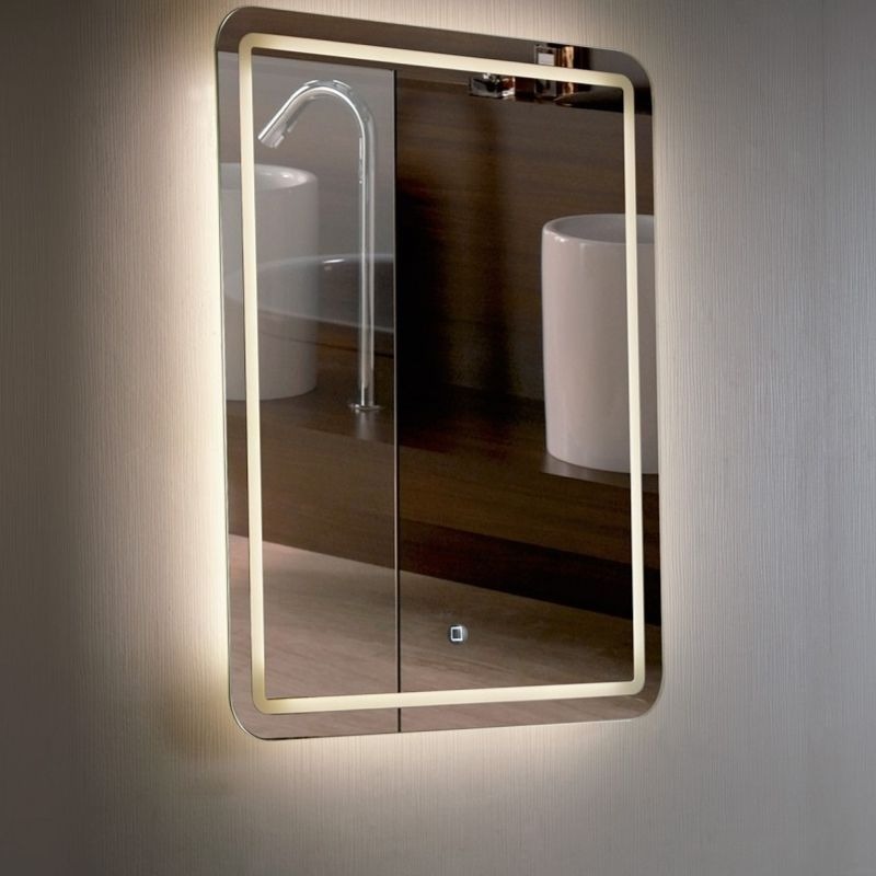 Зеркало Esbano, с подсветкой, с подогревом, сенсорный выключатель