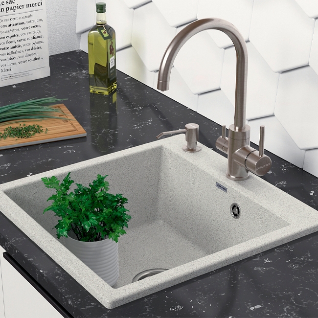 СМЕСИТЕЛЬ PAULMARK ESSEN нержавеющая сталь