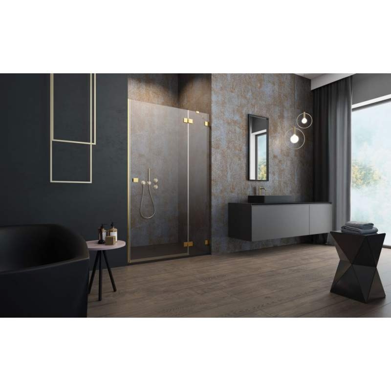 Душевая дверь Radaway Essenza Pro Gold DWJ стекло прозрачное