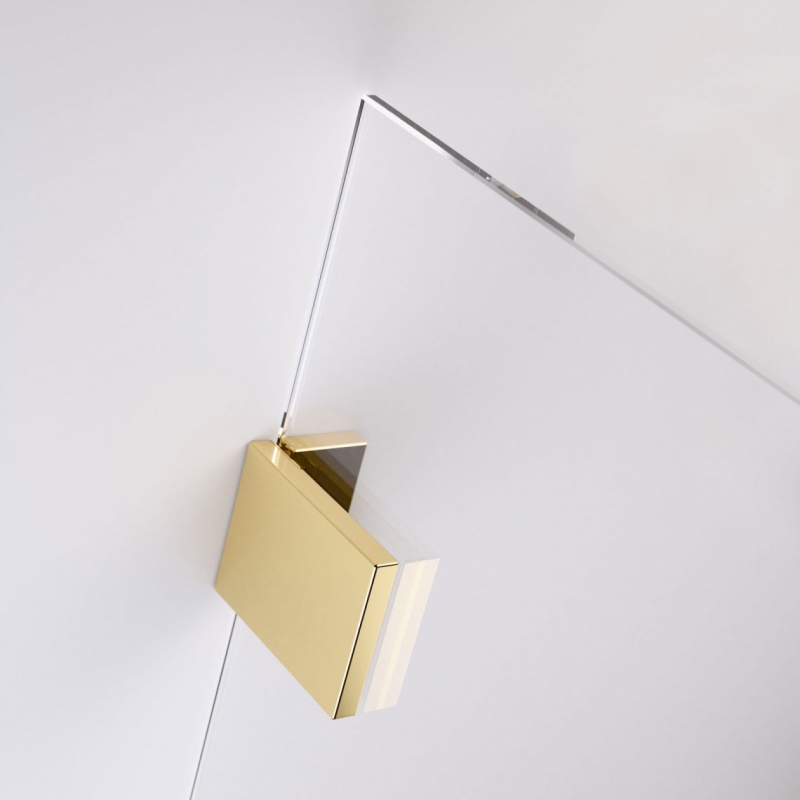 Душевое ограждение Radaway Essenza Pro Walk-in, H-200 см профиль золото