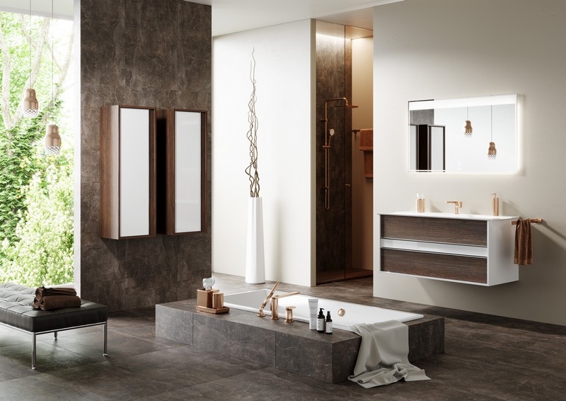 Тумба с умывальником Aqwella Evolution, 100*52 см