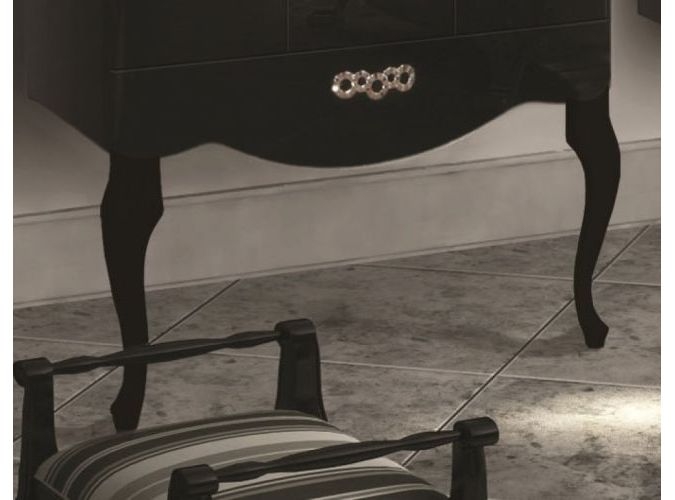 Ножки фигурные черн. гл.(2 шт в уп.)