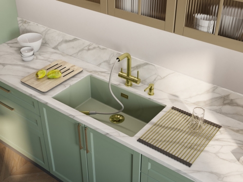 Дозатор Omoikiri OM-04 LG светлое золото