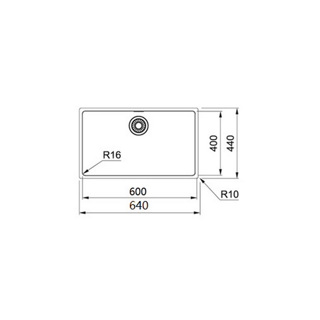 МОЙКА КУХОННАЯ FRANKE FEX 110-60