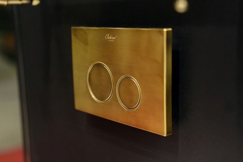 Кнопка для инсталляции Boheme золото 