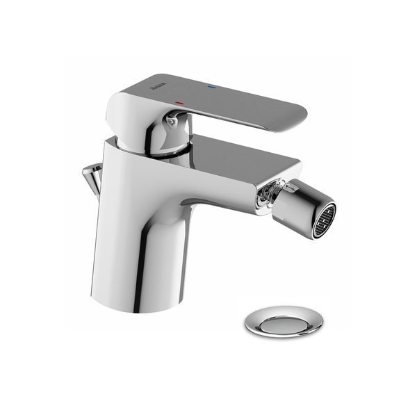 СМЕСИТЕЛЬ ДЛЯ БИДЕ С ДОННЫМ КЛАПАНОМ RAVAK FLAT FL 055.00