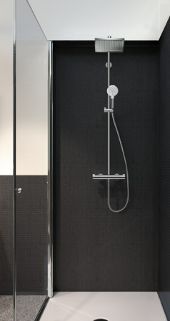 Душевая система с термостатом Hansgrohe Crometta Е 240, 1jet, хром