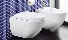 БИДЕ ПОДВЕСНОЕ VILLEROY&BOCH SUBWAY 2.0, 37,5X56,5