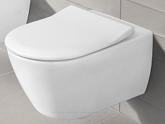 Унитаз подвесной Villeroy & Boch Subway 2.0 с сиденьем в комплекте