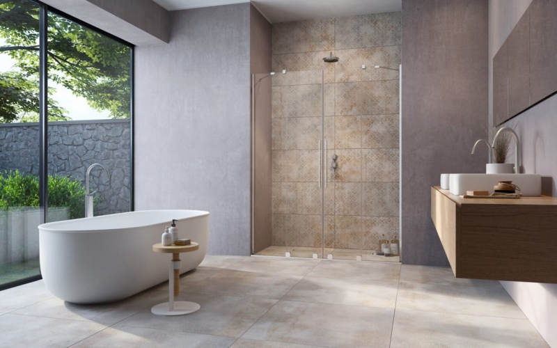 Душевая дверь Radaway Furo DWD, H-200 см хром