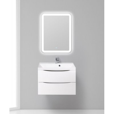 Тумба с умывальником BelBagno Marino 70, подвесная, Bianco Opaco
