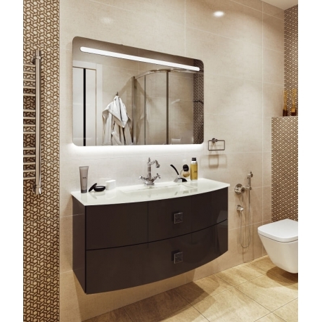 Тумба с умывальником LEGATO 100 подвесная, 2 ящика