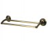 Bisk DECO ANTIQUE BRASS держатель полотенец двойной  БРОНЗА